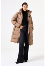WOMENS PARKA - WATER REPELLENT - WINTER TAUPE