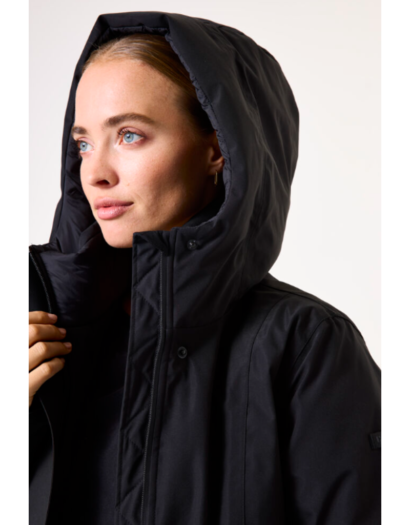 WOMENS PARKA - WATERPROOF - BLACK