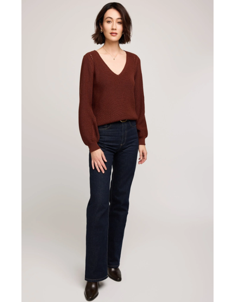 GENTLE FAWN HAILEY SWEATER- MAHOGANY