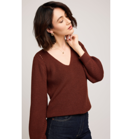 GENTLE FAWN HAILEY SWEATER- MAHOGANY