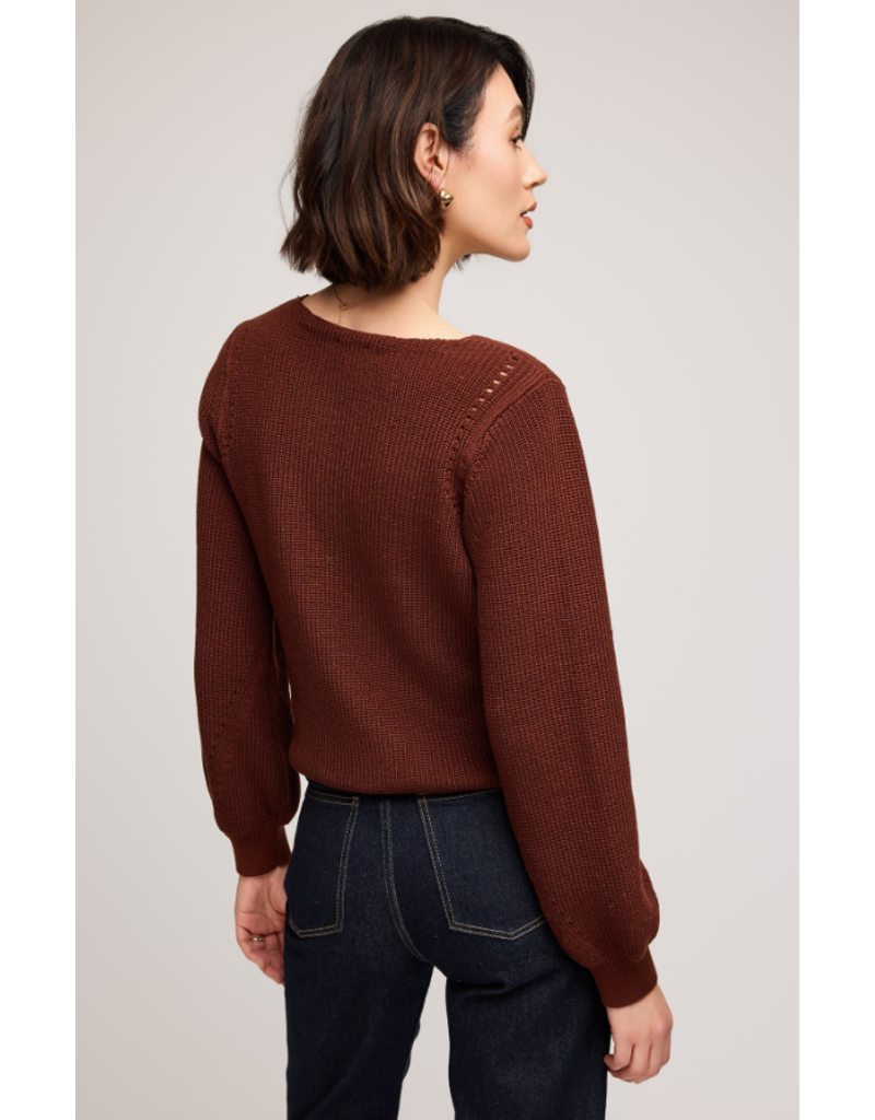 GENTLE FAWN HAILEY SWEATER- MAHOGANY