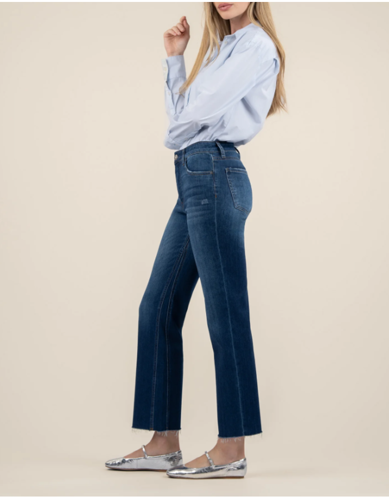KUT KELSEY ANKLE FLAIR JEAN - ROYAL