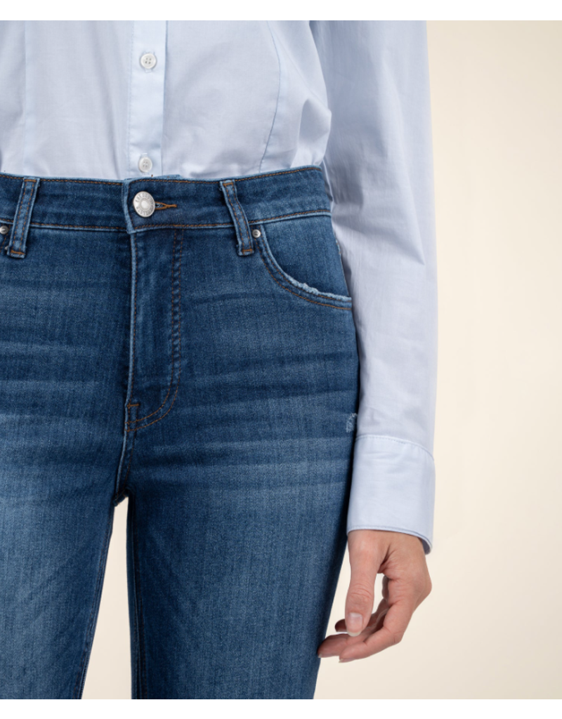 KUT KELSEY ANKLE FLAIR JEAN - ROYAL