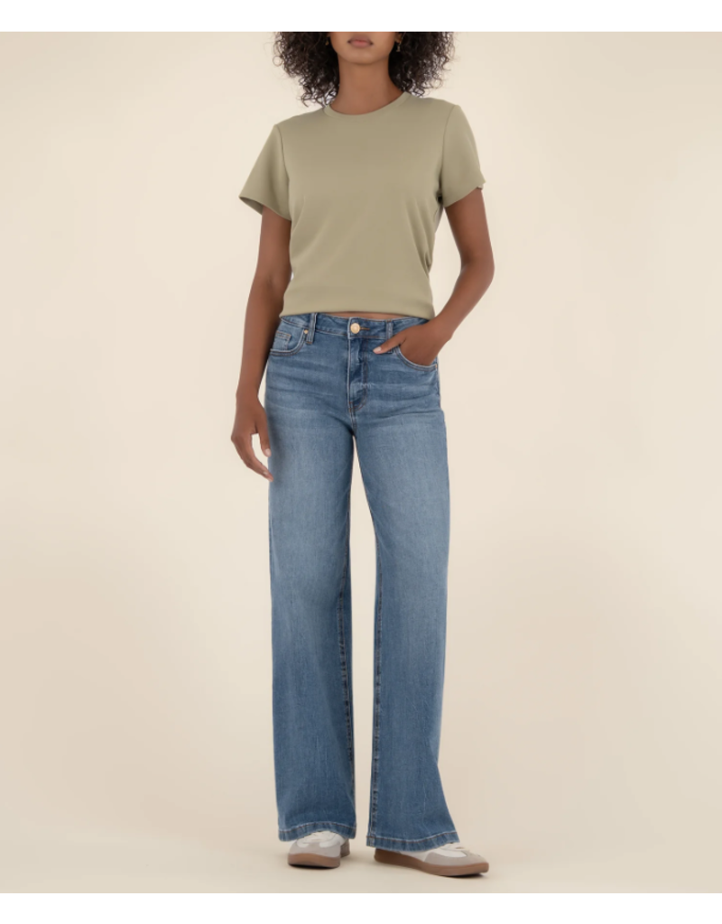 KUT JEAN HIGH RISE WIDE LEG JEAN