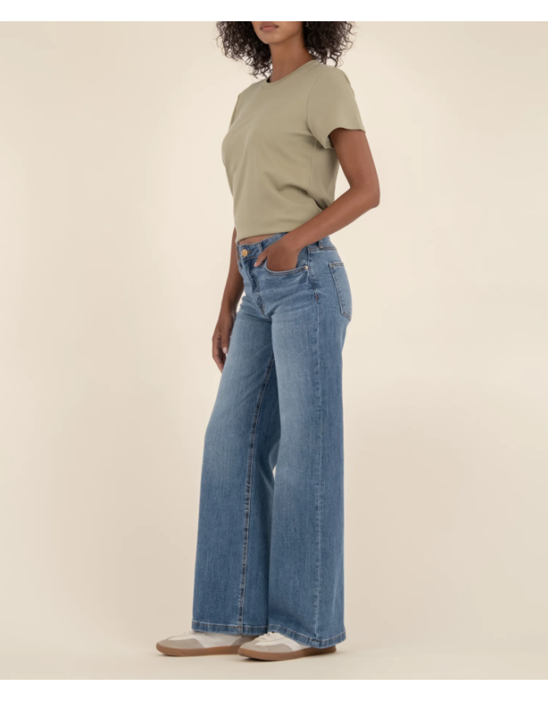 KUT JEAN HIGH RISE WIDE LEG JEAN