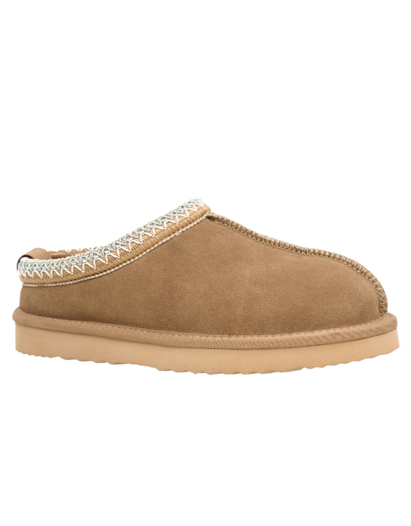 SNOW OWL BRISTOL SLIPPER - SAND SUEDE