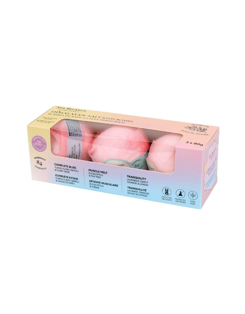 HIMALAYAN SALT BATH BOMBS 3PK