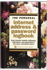INTERNET LOG BOOK MIDNIGHT FLORAL