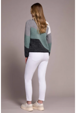 TRIBAL CREW NECK JACQUARD SWEATER