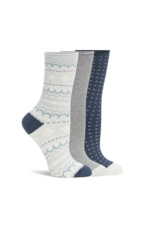 3PK PILLOW POLYTAM CREW SOCKS