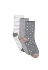 3PK PILLOW POLYTAM CREW SOCKS