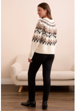 TRIBAL L/S BUTTON FRONT SWEATER CARDIGAN