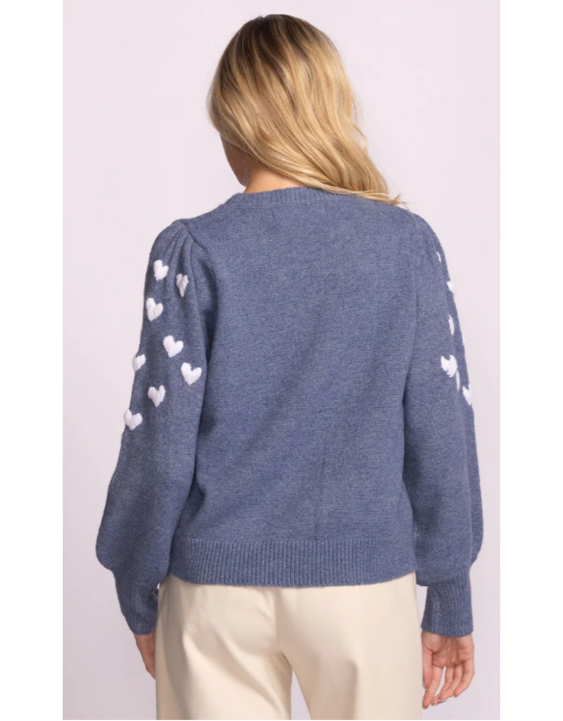 REVELLO HEART DETAIL SWEATER