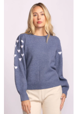 REVELLO HEART DETAIL SWEATER