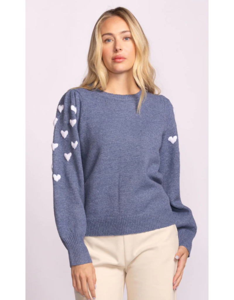 REVELLO HEART DETAIL SWEATER