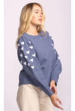 REVELLO HEART DETAIL SWEATER