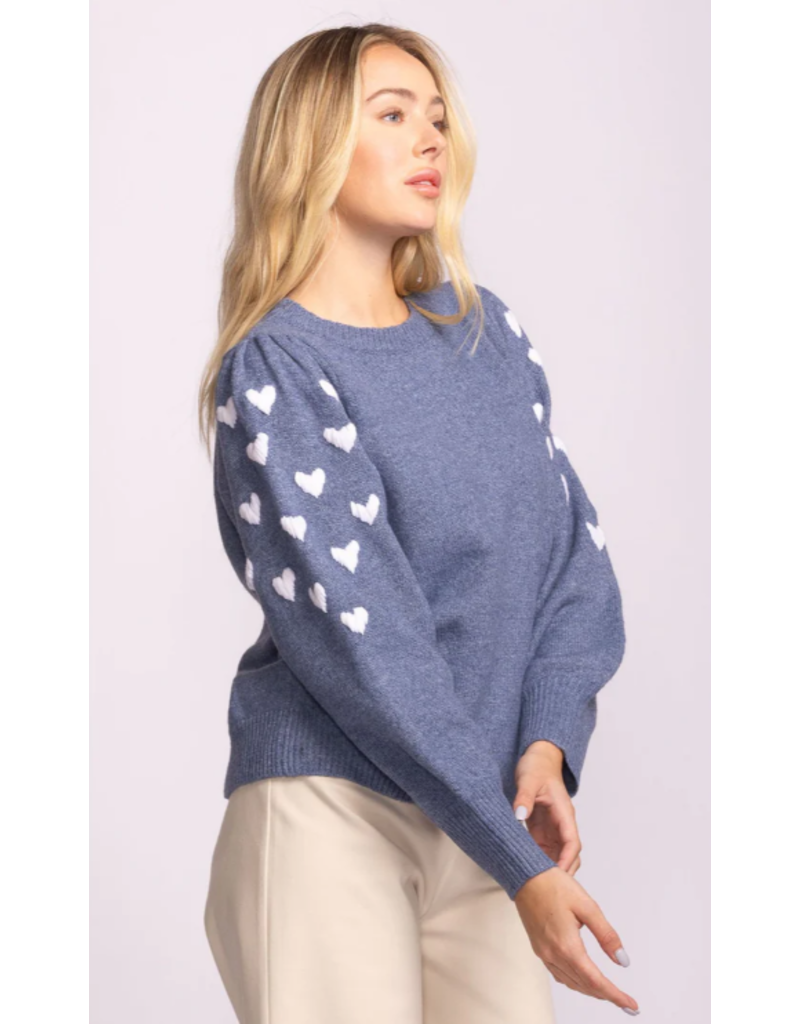 REVELLO HEART DETAIL SWEATER
