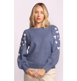 REVELLO HEART DETAIL SWEATER