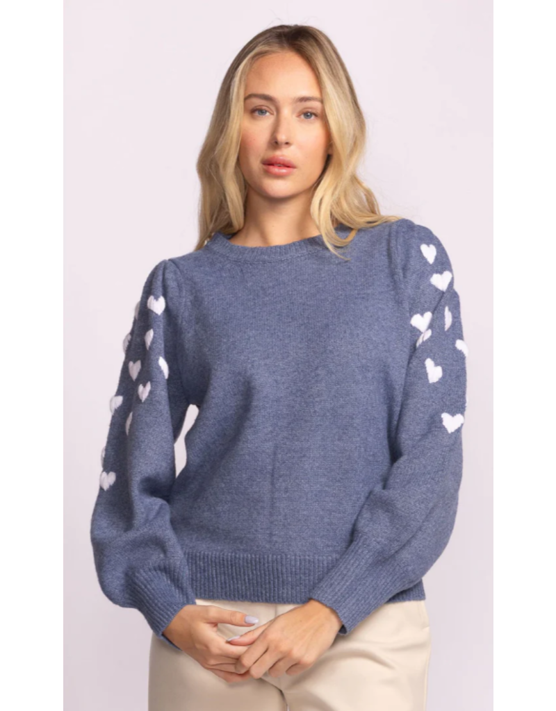 REVELLO HEART DETAIL SWEATER