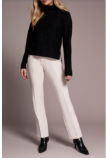 TRIBAL TURTLENECK HIGH LOW SWEATER W. GLITTER