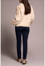 TRIBAL L/S MOCK NECK SWEATER W. SEQUINS