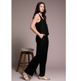 TRIBAL HIGH RISE FLY FRONT TROUSER W. PLEATS