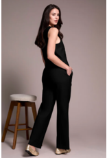 TRIBAL HIGH RISE FLY FRONT TROUSER W. PLEATS