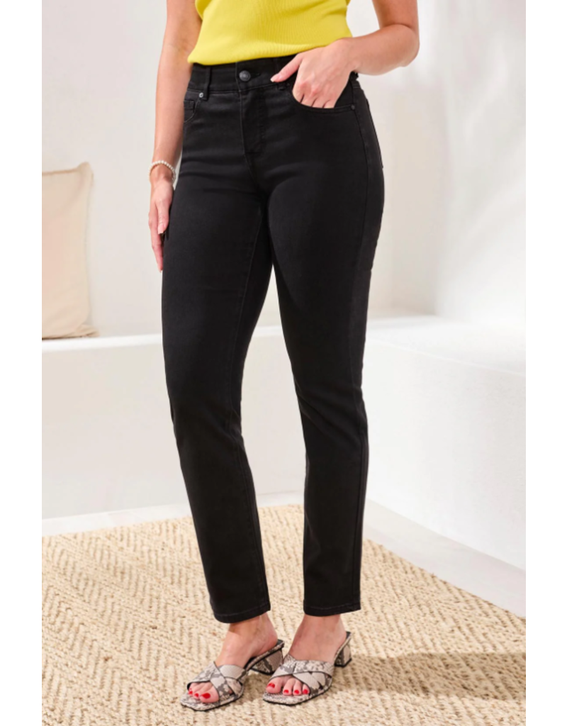 TRIBAL SOPHIA 5 PKT CURVY STRAIGHT JEAN