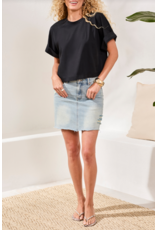 TRIBAL COTTON CREW NECK T SHIRT