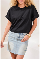 TRIBAL COTTON CREW NECK T SHIRT