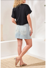 TRIBAL COTTON CREW NECK T SHIRT