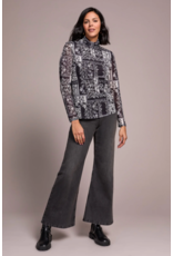 TRIBAL BROOKE HUGGING PALAZZO DENIM
