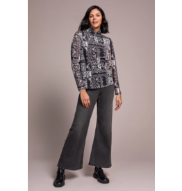 TRIBAL BROOKE HUGGING PALAZZO DENIM