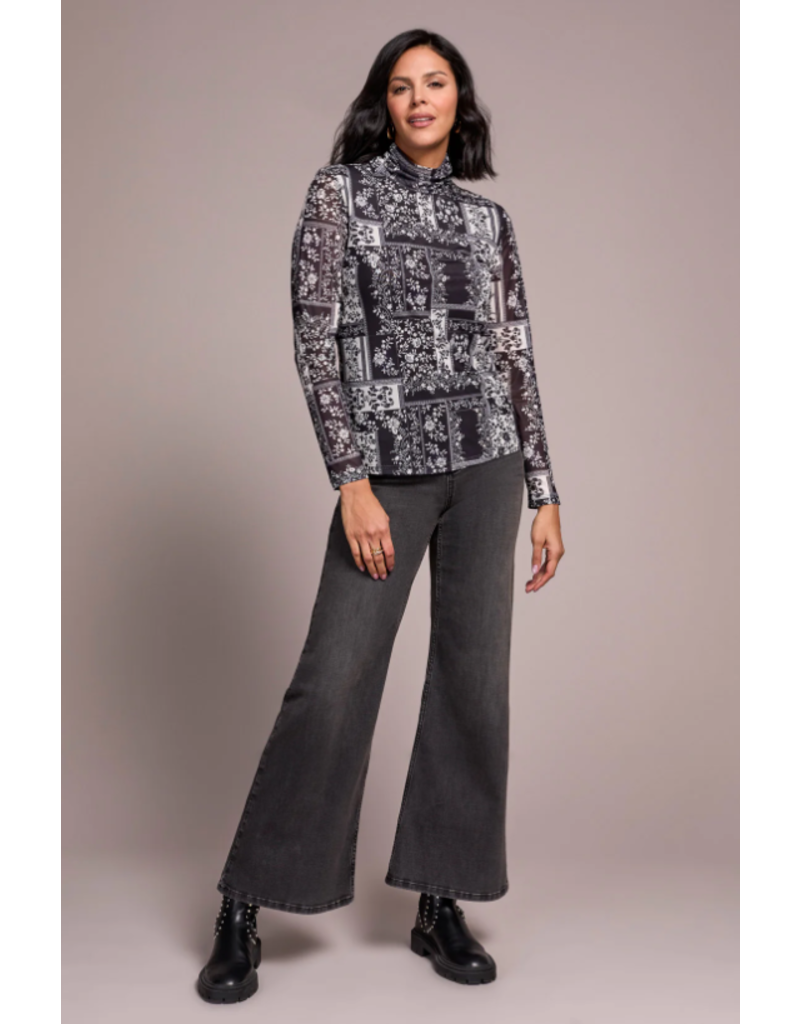 TRIBAL BROOKE HUGGING PALAZZO DENIM
