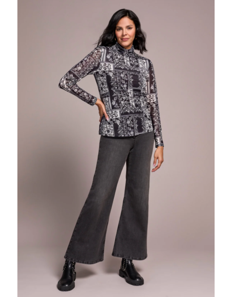TRIBAL BROOKE HUGGING PALAZZO DENIM