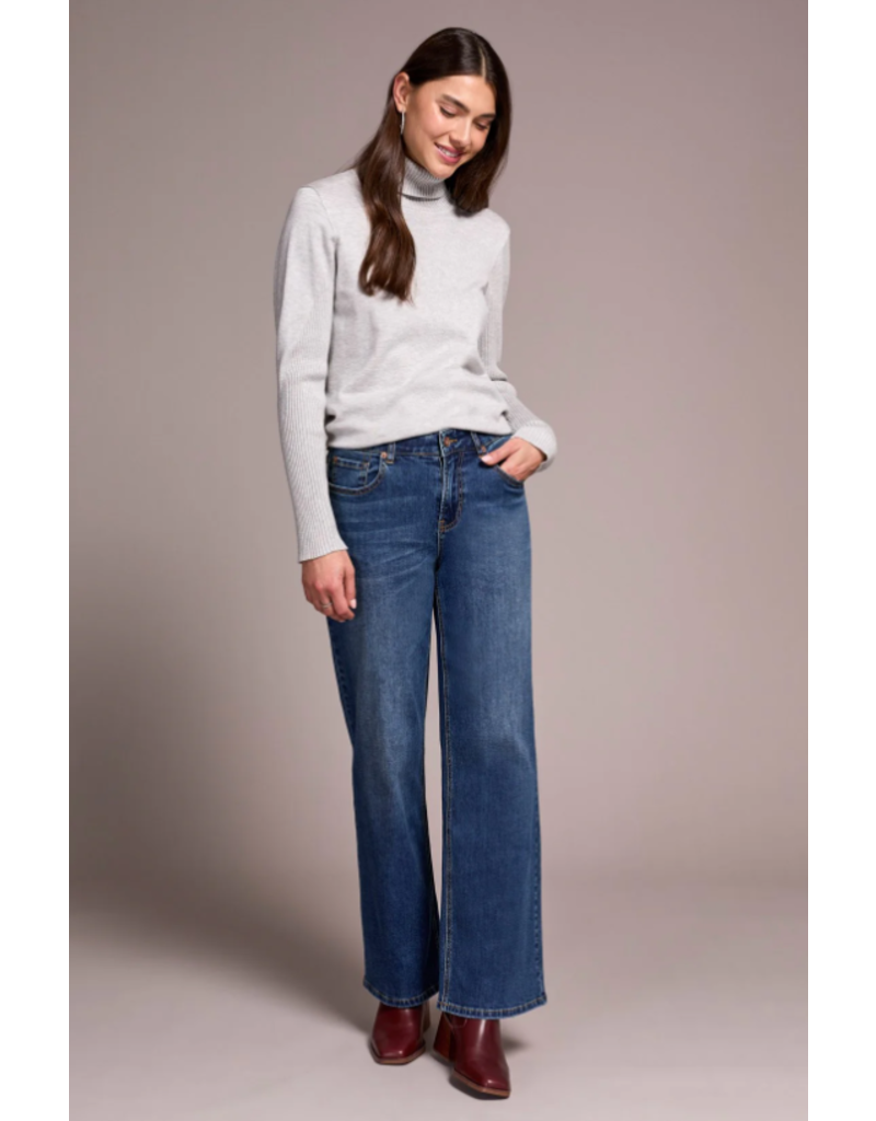TRIBAL SOPHIA CURVY HUGGING WIDE JEAN