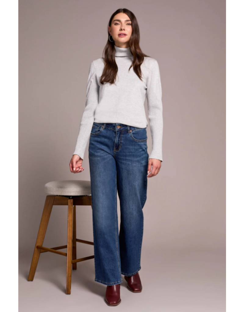 TRIBAL SOPHIA CURVY HUGGING WIDE JEAN