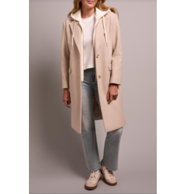 TRIBAL TRENCH COAT w/FOOLER  HOOD