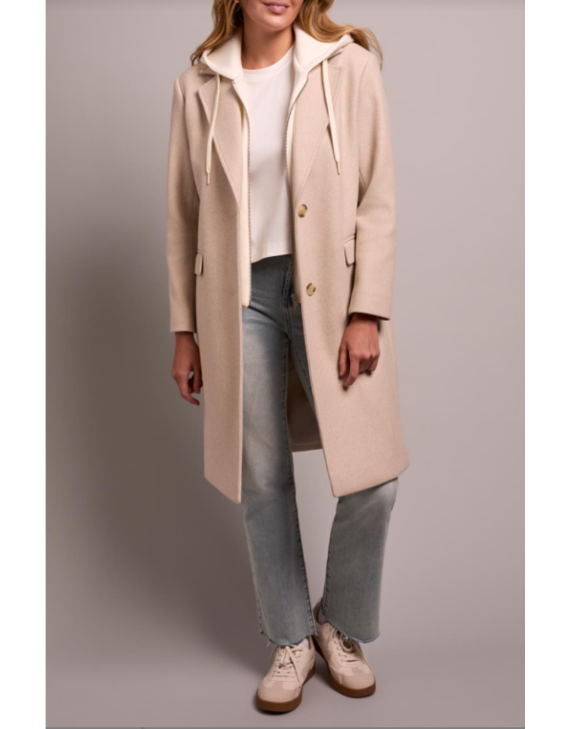 TRIBAL TRENCH COAT w/FOOLER  HOOD