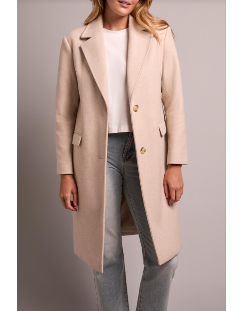TRIBAL TRENCH COAT w/FOOLER  HOOD
