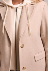 TRIBAL TRENCH COAT w/FOOLER  HOOD