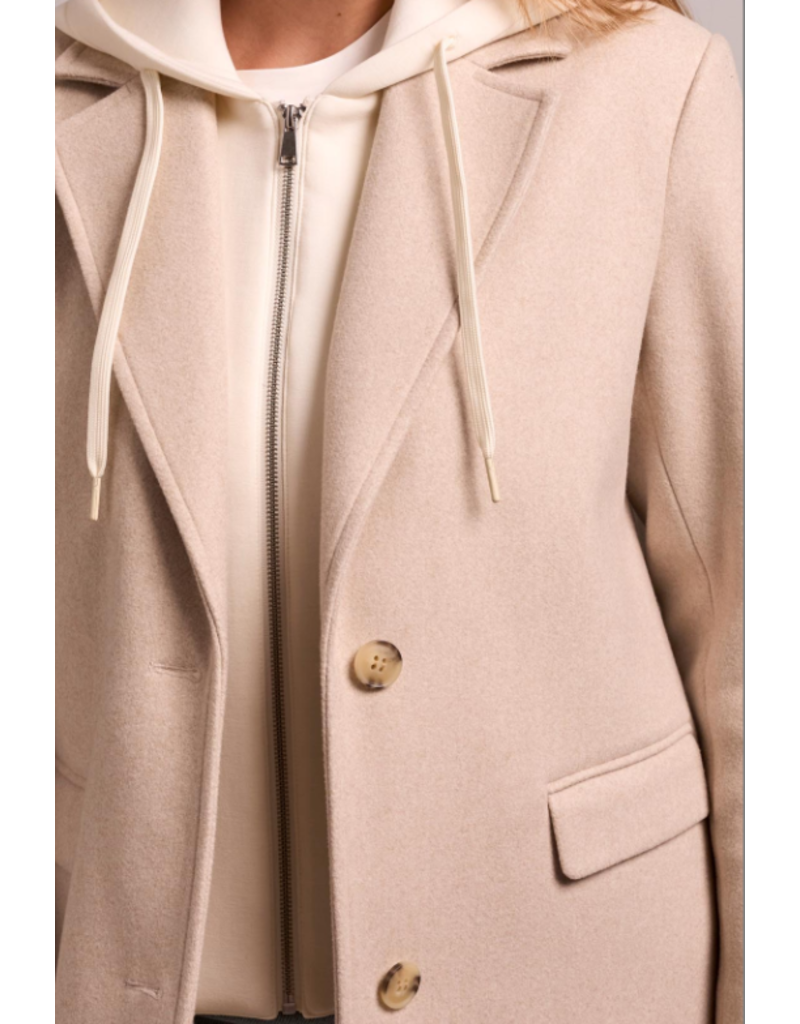 TRIBAL TRENCH COAT w/FOOLER  HOOD