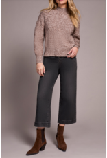 TRIBAL L/S MOCK NECK SWEATER