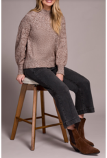 TRIBAL L/S MOCK NECK SWEATER