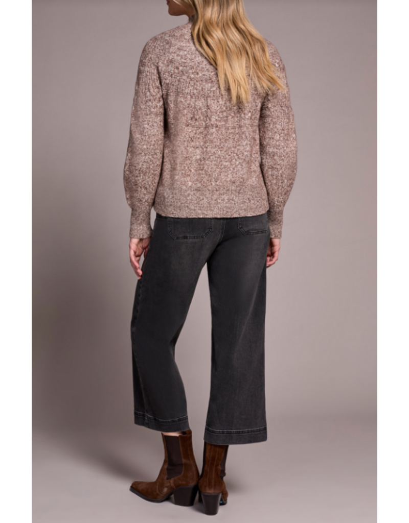 TRIBAL L/S MOCK NECK SWEATER