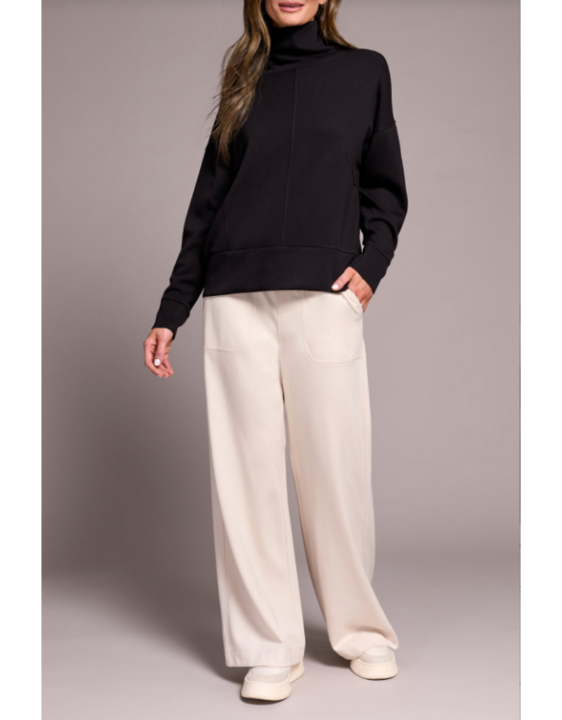 TRIBAL L/S FUNNEL NECK SWEATER