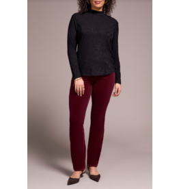 TRIBAL L/S MOCK NECK W. DETAIL