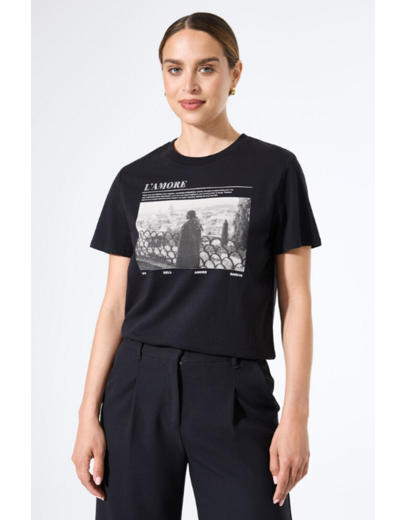 GRAPHIC TEE L'AMORE BLACK