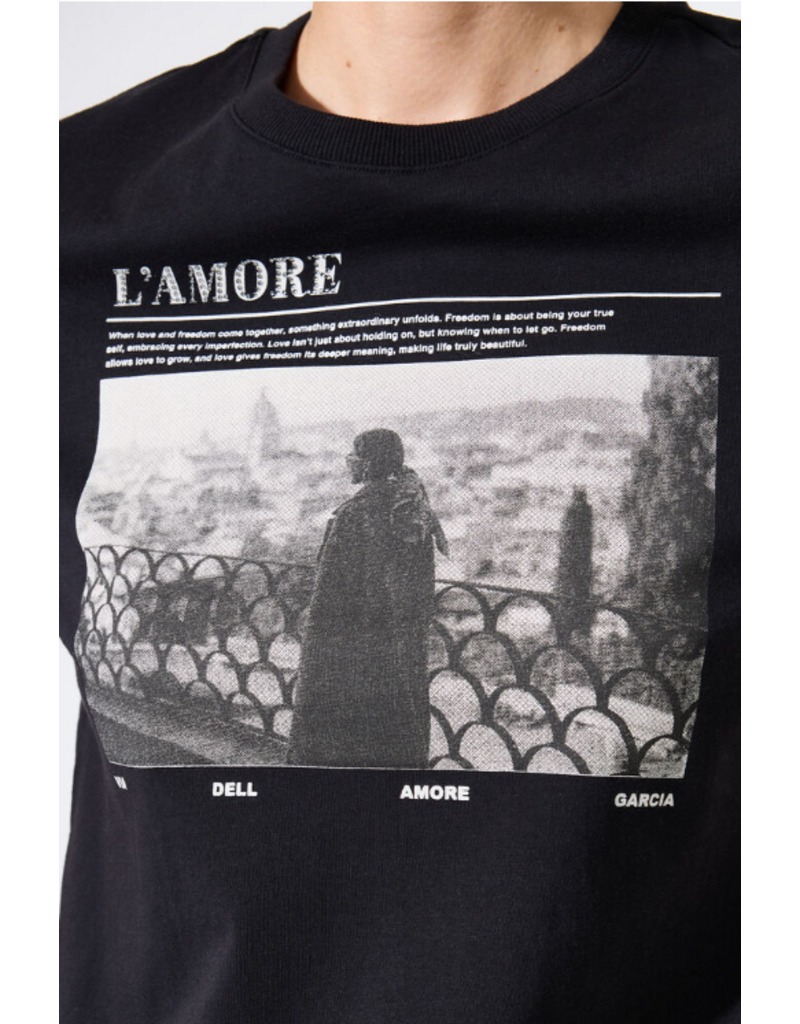 GRAPHIC TEE L'AMORE BLACK