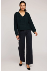 GENTLE FAWN MARCIE V-NECK SWEATER WINTERGREEN